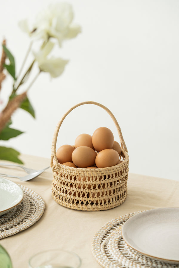 Spiral Harvest Baskets - Coastal Villa Homeware